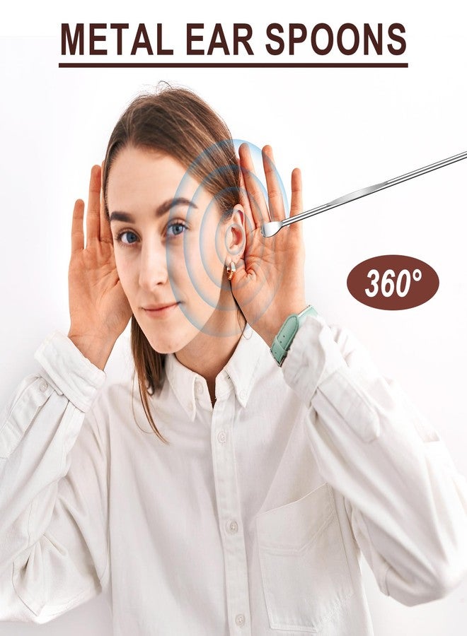 HaiFafafaing 40pcs Ear Spoon Stainless Steel Ear Pick Earwax Removal Tool Ears Cleaning Tool Safe Ears Wax Removal Tools - Image 4
